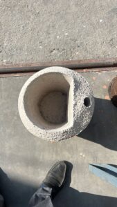 Weißes geschmolzenes Aluminiumoxid, weißer Korundabschnittssand für feuerfeste Pfanne mit flüssigem Stahl 304-Metall -1-